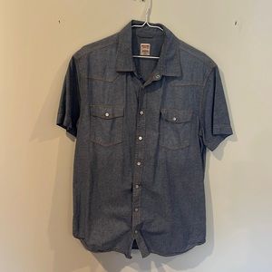 Mens denim size large shirt massimo